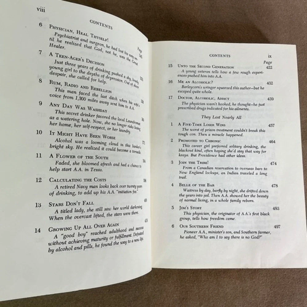 Alcoholics Anonymous Big‎ Book 3rd Edition 20th Printing 1985 Hardcover AA Blue